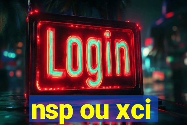 nsp ou xci