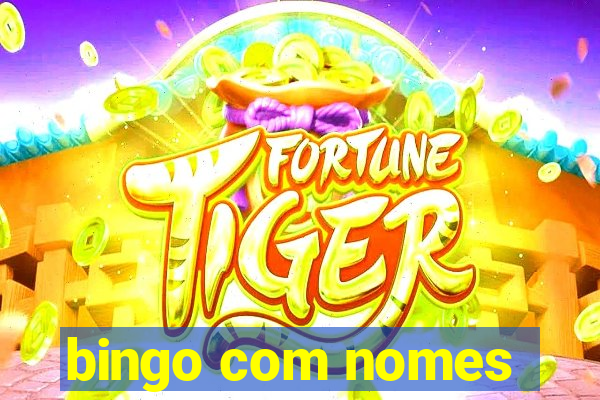 bingo com nomes