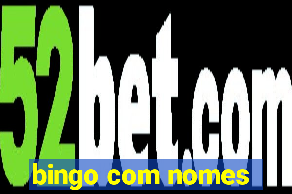 bingo com nomes