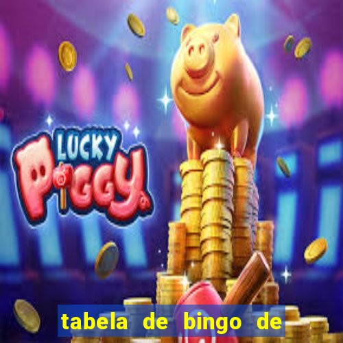 tabela de bingo de 1 a 100