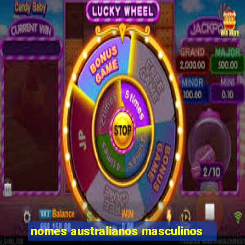 nomes australianos masculinos