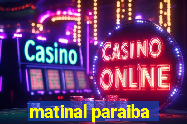 matinal paraiba