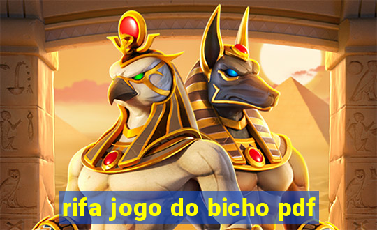 rifa jogo do bicho pdf