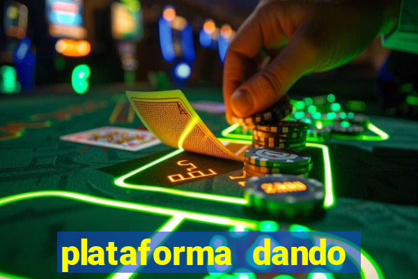 plataforma dando bonus de cadastro