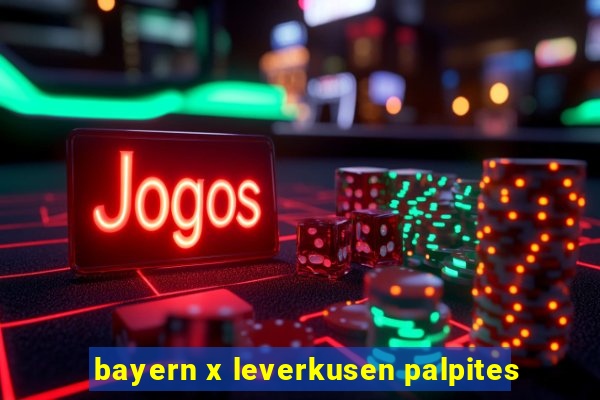 bayern x leverkusen palpites