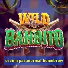 ordem paranormal homebrew