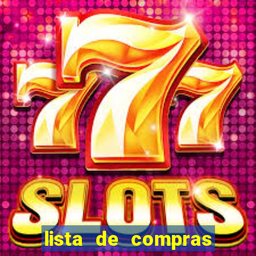 lista de compras supermercado completa pdf