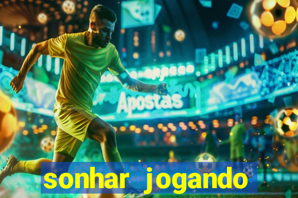 sonhar jogando futebol sendo goleiro