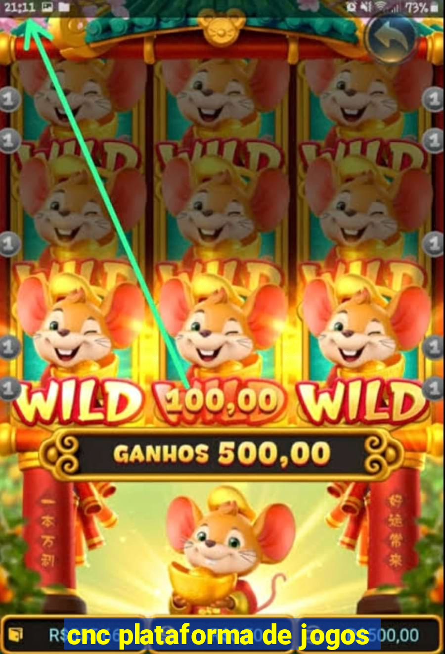 cnc plataforma de jogos
