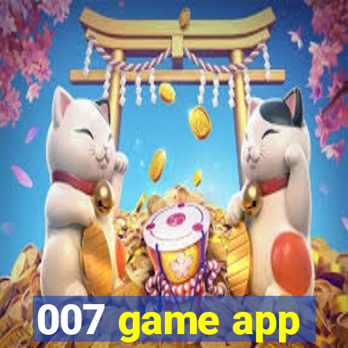 007 game app
