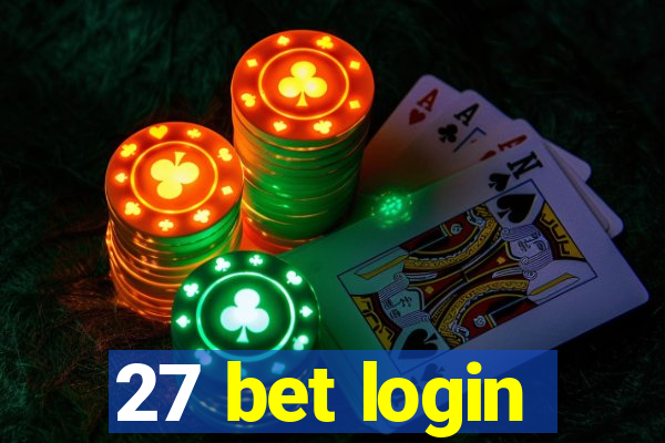 27 bet login