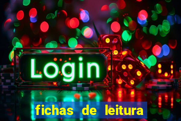 fichas de leitura para alfabetizar