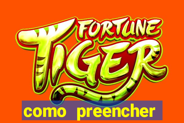 como preencher recibo de pagamento