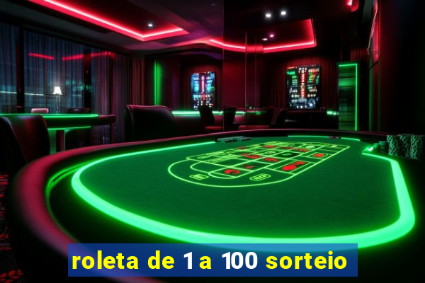 roleta de 1 a 100 sorteio