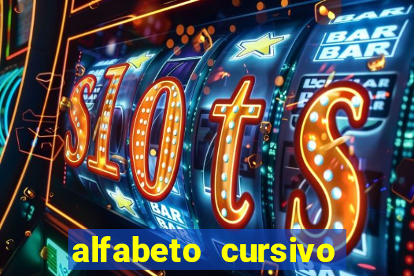 alfabeto cursivo pontilhado para imprimir pdf