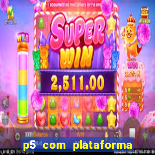 p5 com plataforma de jogos