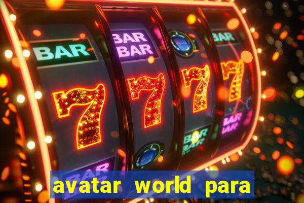 avatar world para imprimir e colorir