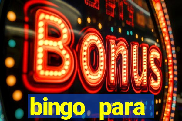bingo para despedida de solteira para imprimir