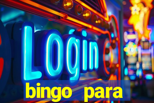 bingo para despedida de solteira para imprimir