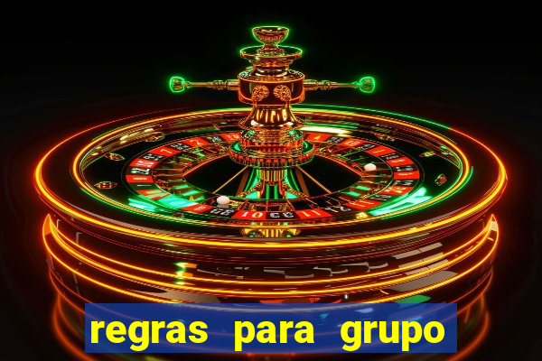 regras para grupo de futebol no whatsapp