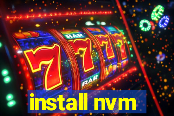 install nvm