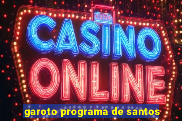 garoto programa de santos