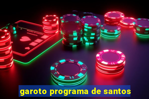 garoto programa de santos