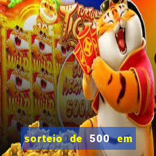 sorteio de 500 em cash toda segunda feira novibet como funciona