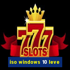 iso windows 10 leve