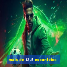mais de 12.5 escanteios