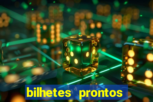 bilhetes prontos futebol hoje